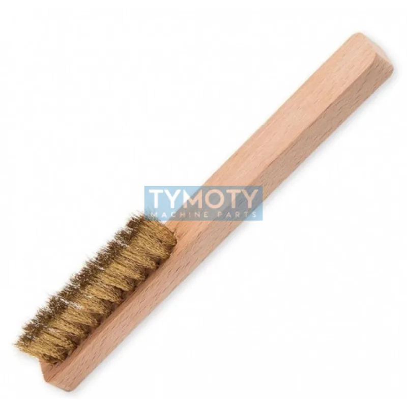Kefa hodinárska s drevenou rukoväťou, 3-radový mosadzný vlnitý drôt 0,15 mm/KART 1111123