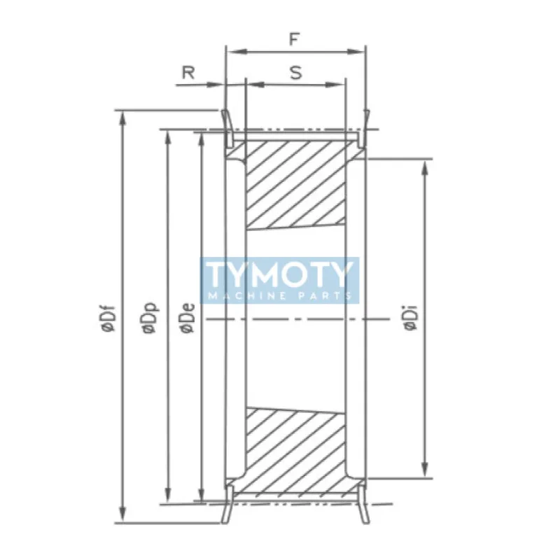 Remenica TB 64 14M 170 optibelt ZRS na Taper Lock