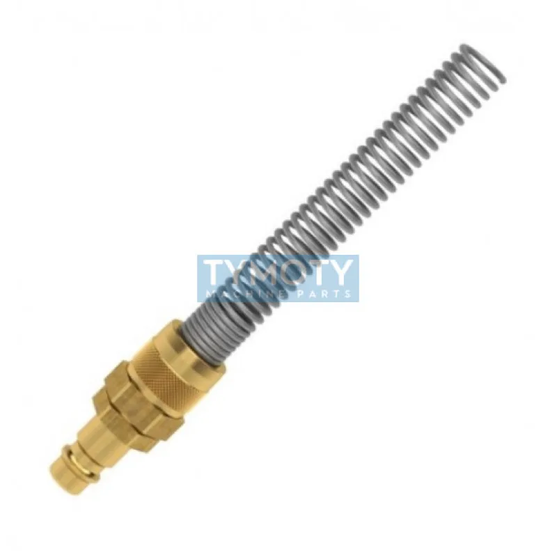 Vsuvka rýchlospojky DN7,2 pre hadicu 6x8 mm s ochrannou pružinou, LÜDECKE ES6SQF