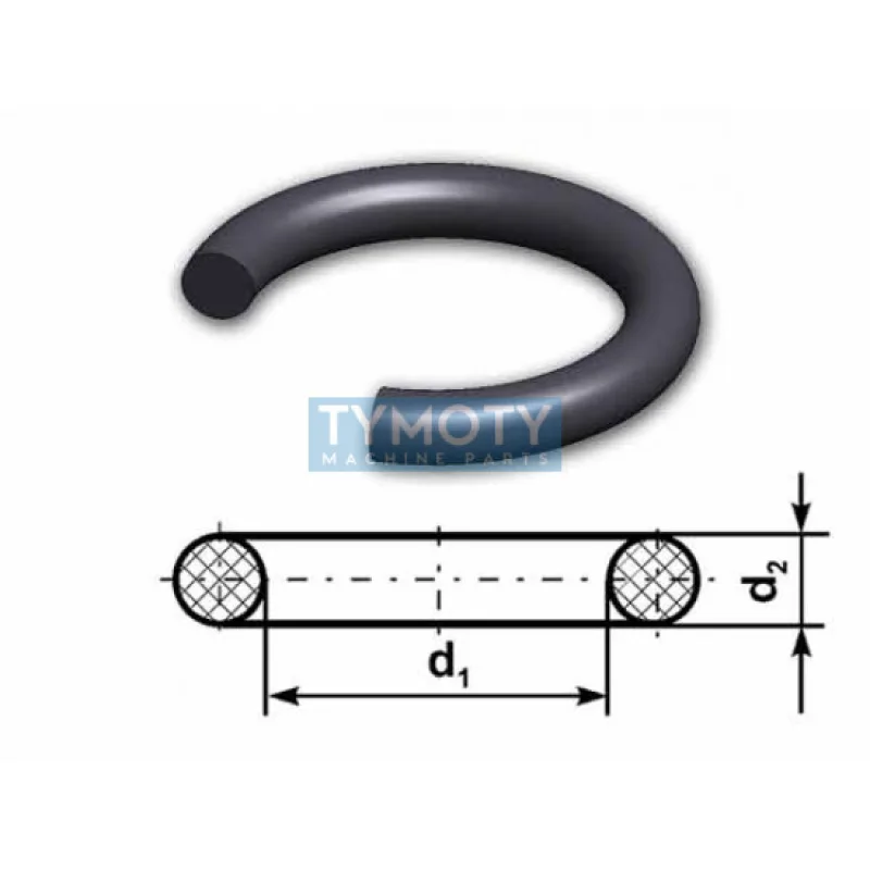 O-krúžok NBR 80 ShA 6,6x2,3 (11x7) Rubena