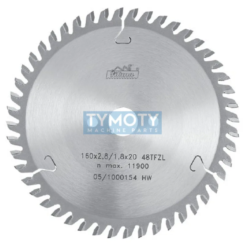 Pílový kotúč s SK pre ručné elektrické píly, 225391, 160x2,8x20 mm TFZ L-48 Z