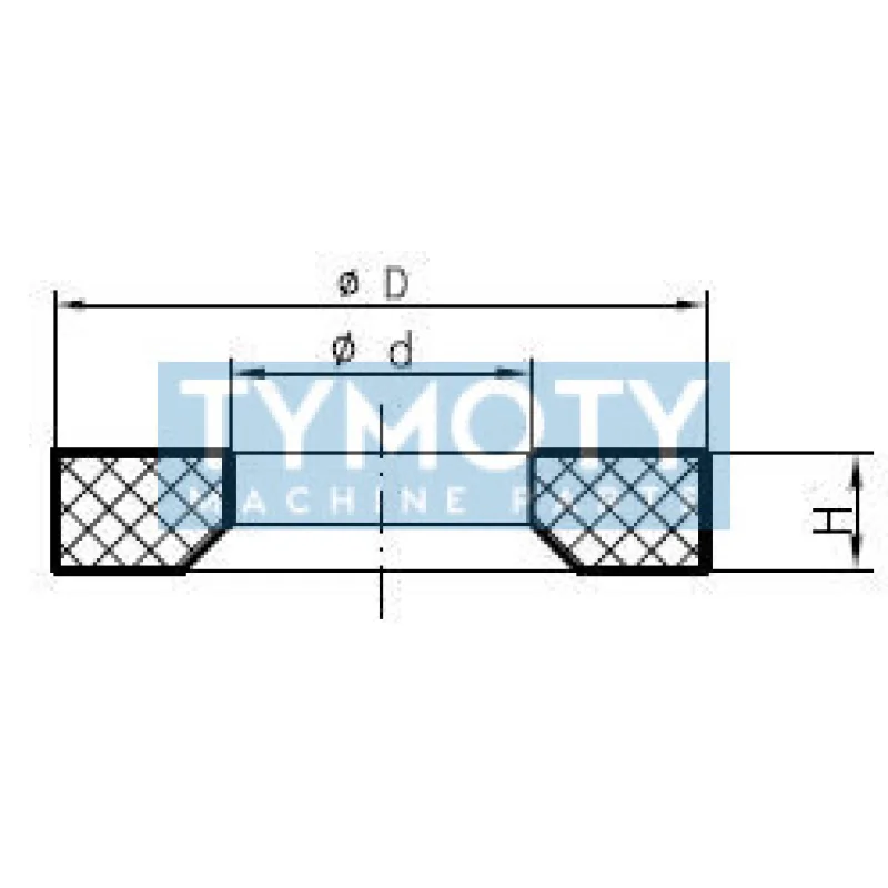 Tesnenie PRR 6,5x9,9x1 FPM80 pre závit M8x1