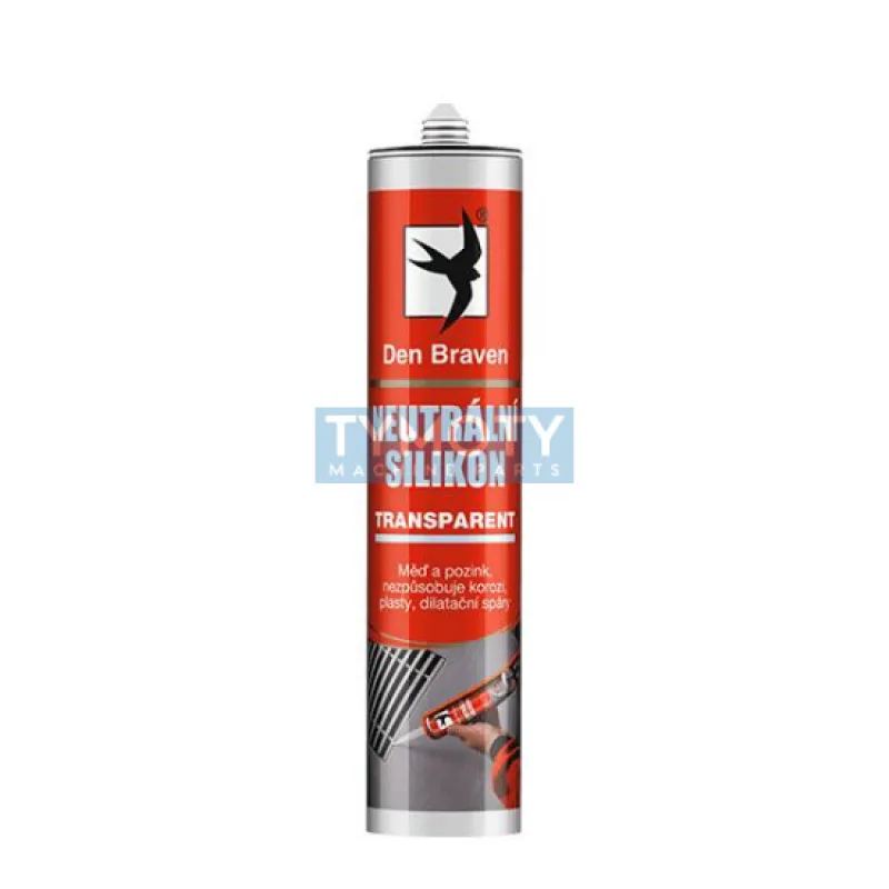 Den Braven Neutrálny silikón - 280 ml transparentný, kartuša _30601RL