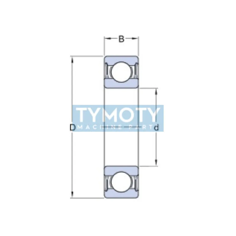 SKF 61907-2RZ guľkové ložisko