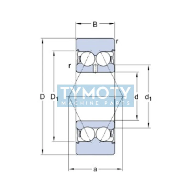 SKF 305802 C-2Z ložisková kladka