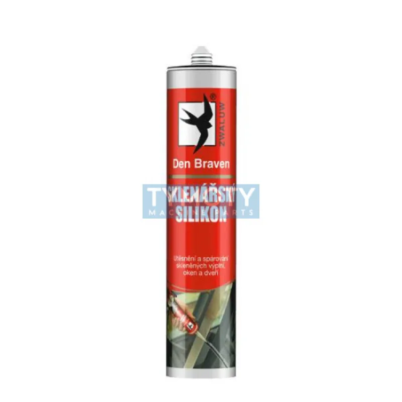 Den Braven Sklenársky silikón - 280 ml transparentný, kartuša