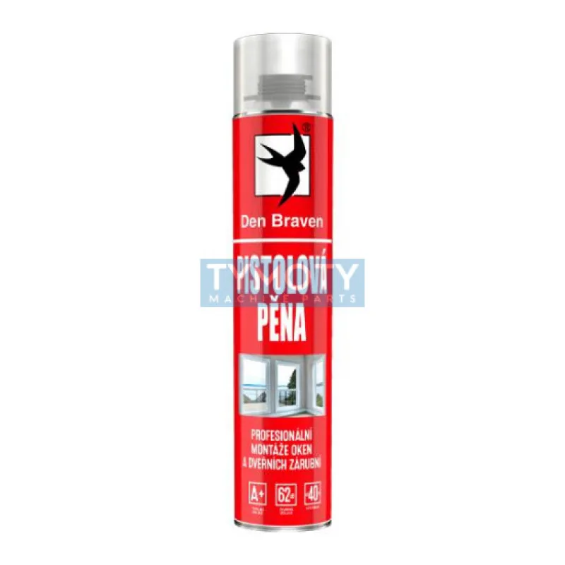 Den Braven Pištoľová pena, do -15C - 750 ml žltá, červená _40220RLT