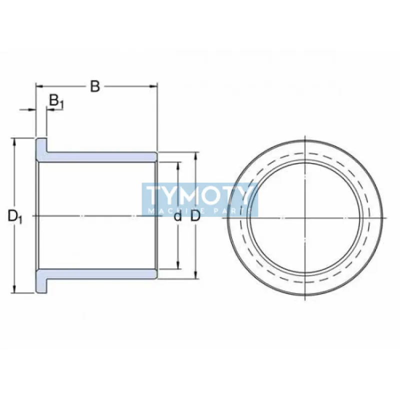SKF PBMF 303820 M1G1 puzdro klzné prírubové, masívny bronz