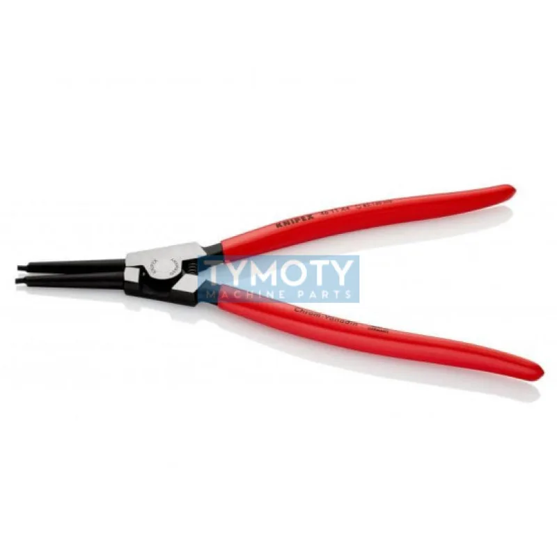 KNIPEX 46 11 A4 Kliešte pre vonkajšie poj. krúžky 85-140 mm, plastové návleky, fosfátované