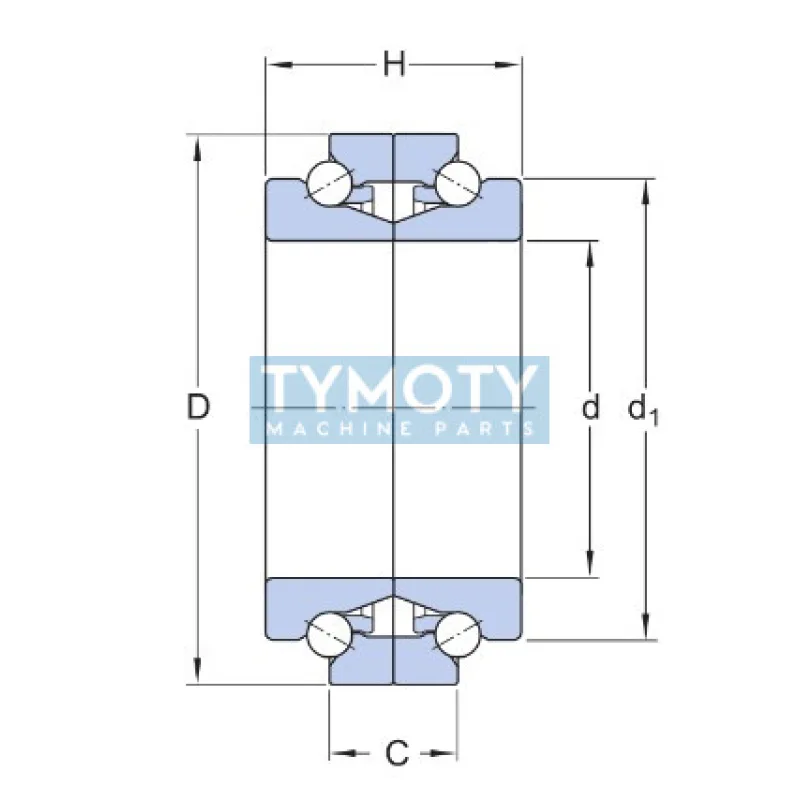 SKF BTW 70 CTN9/SP guľkové ložisko s kosouhlým stykom