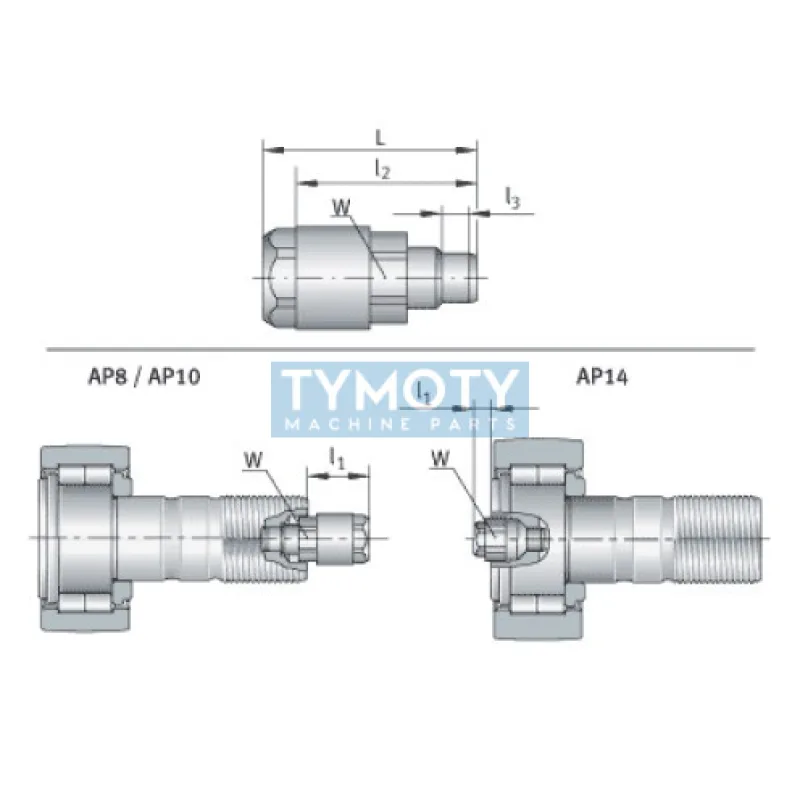 INA AP 10 adaptér centrálneho mazania