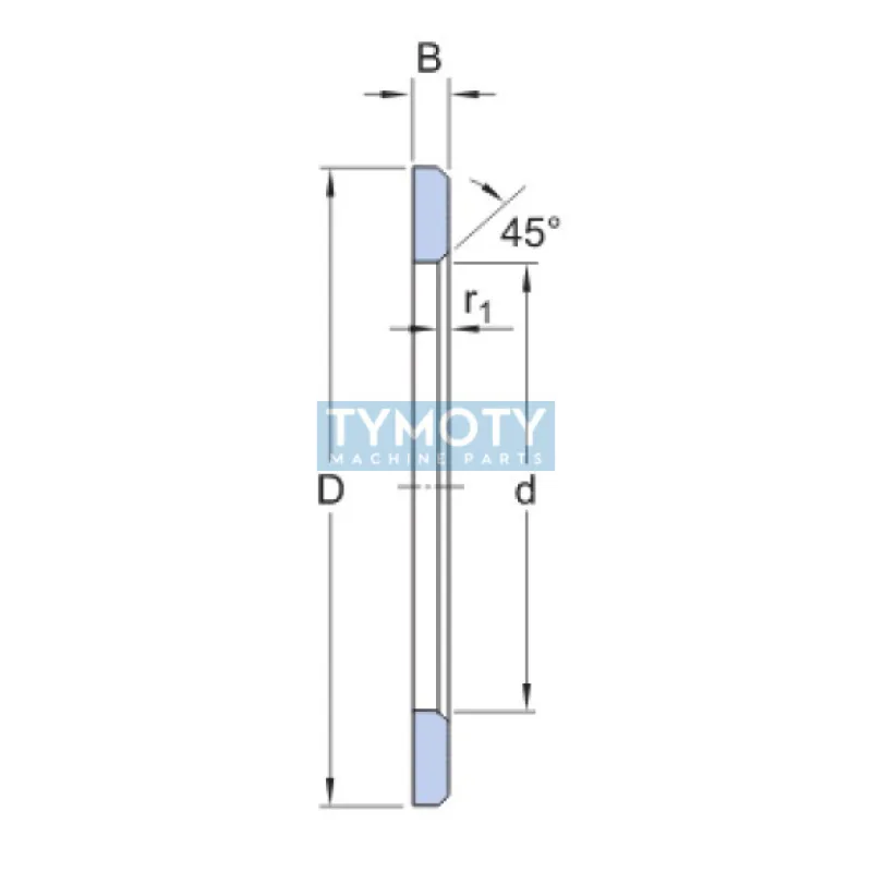 SKF LS 7095 univerzálny axiálny ložiskový krúžok