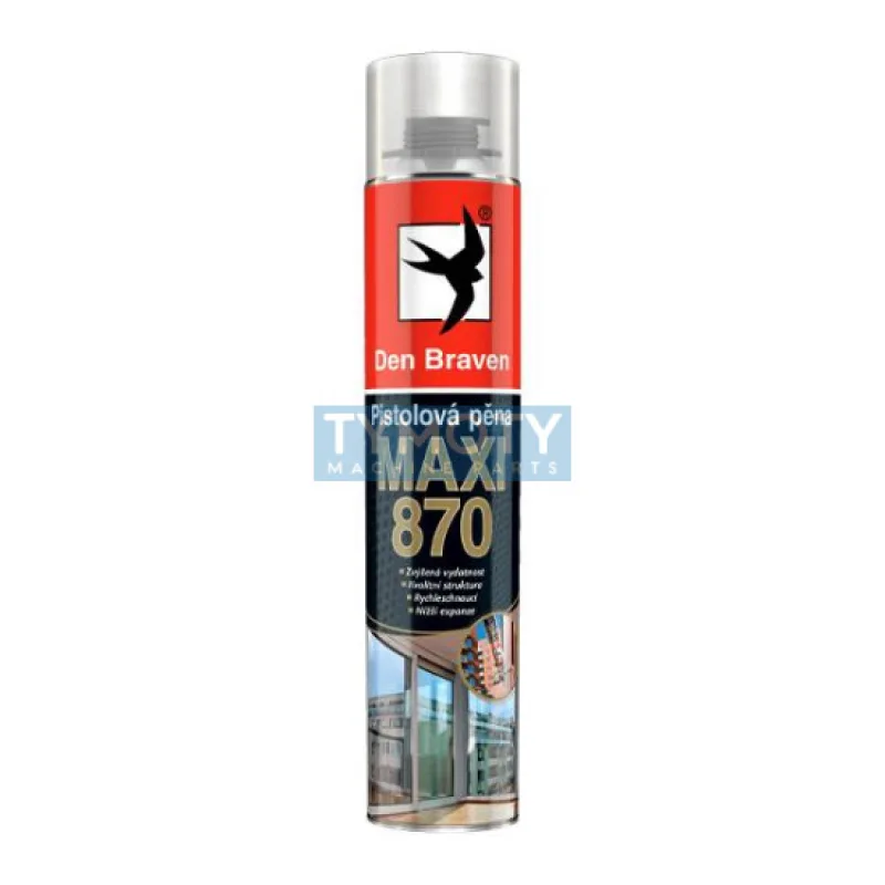 Den Braven Pištoľová pena MAXI 870 - 870 ml žltá _40222RLM
