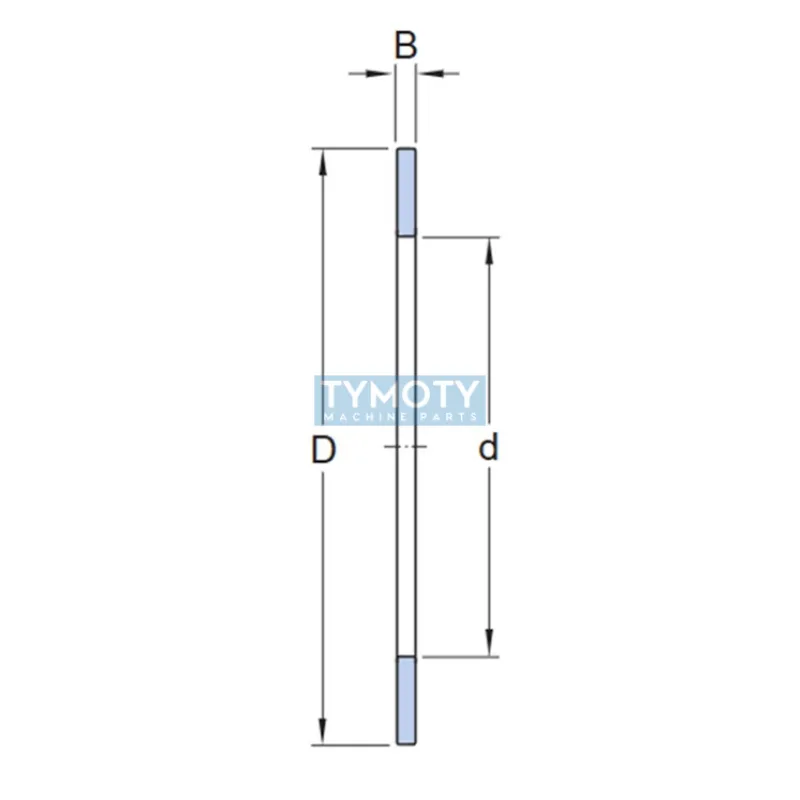 SKF AS 0619 tenký axiálny ložiskový krúžok