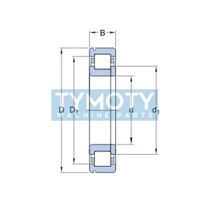 SKF NUP 210 ECNJ/C3 valčekové ložisko