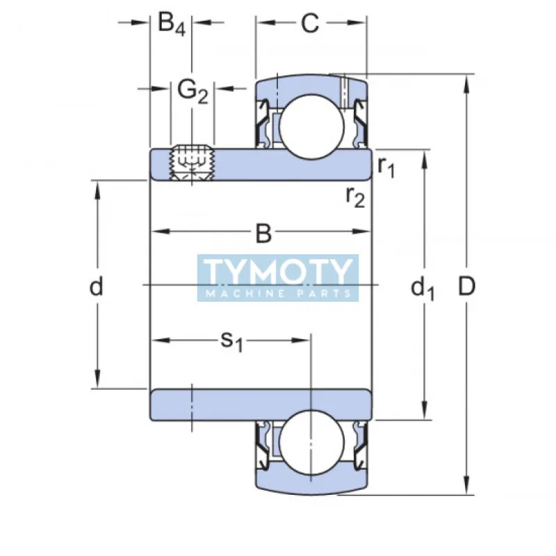 SKF YAT 204-012 upínacie ložisko