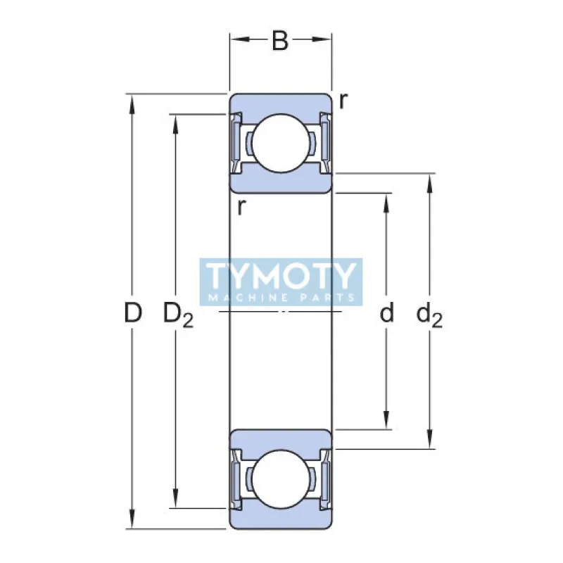 SKF W 61801-2RS1 nerezové guľkové ložisko