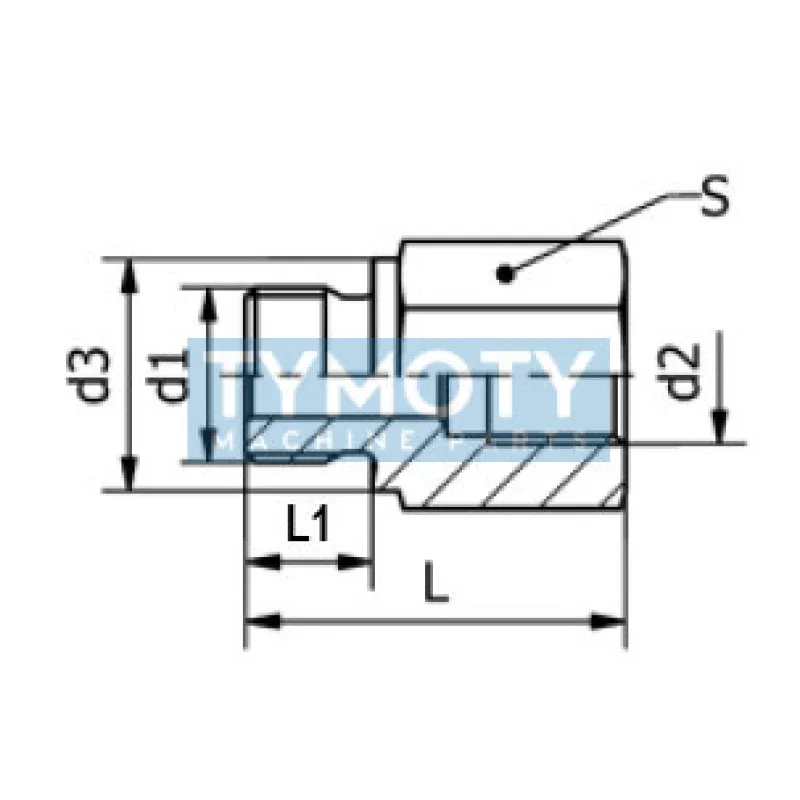 Redukcia RIBR G1/8-G1/4 vz