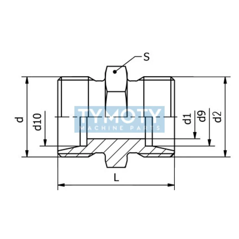 Spojka PSR2 10/06L M16x1,5/M12x1,5