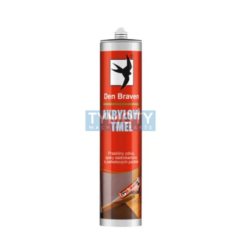 Den Braven Akrylový tmel - 280 ml hnedá, kartuša _20104RL