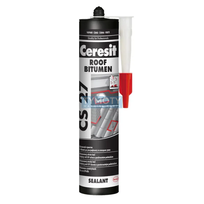 Ceresit CS 27 Bitúmen - 280 ml bitúmenový tmel čierny