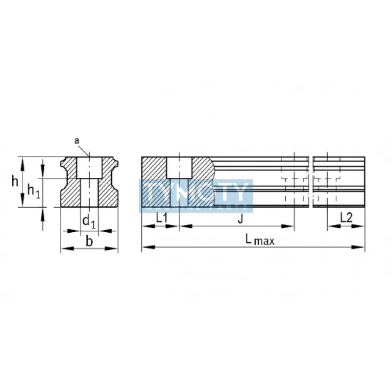 INA TKSD 25 G3-HJ lineárne vedenie