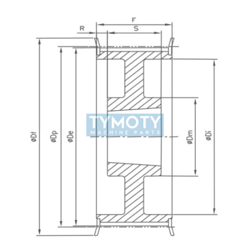 Remenica TB 40 XH 300 optibelt ZRS na Taper Lock