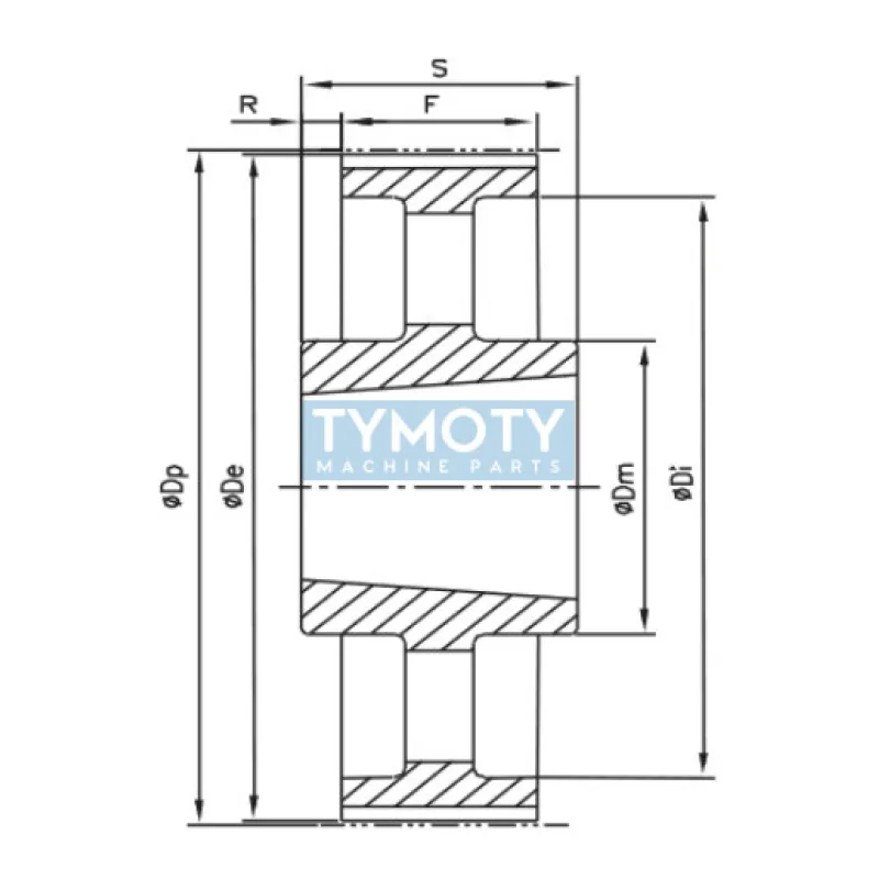 Remenica TB 96 H 100 optibelt ZRS na Taper Lock