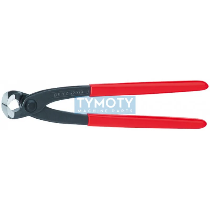 KNIPEX 99 01 220 Armovacie kliešte, plastové návleky, fosfátované na čierno 220 mm