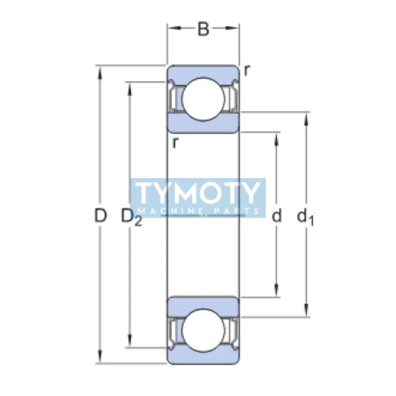 SKF 6306-2Z/VA228 guľkové ložisko