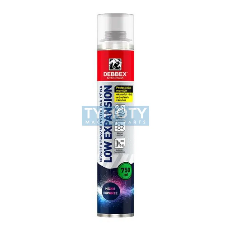 Den Braven Nízkoexpanzná pena - 750 ml zelená, pištoľová _40222BD