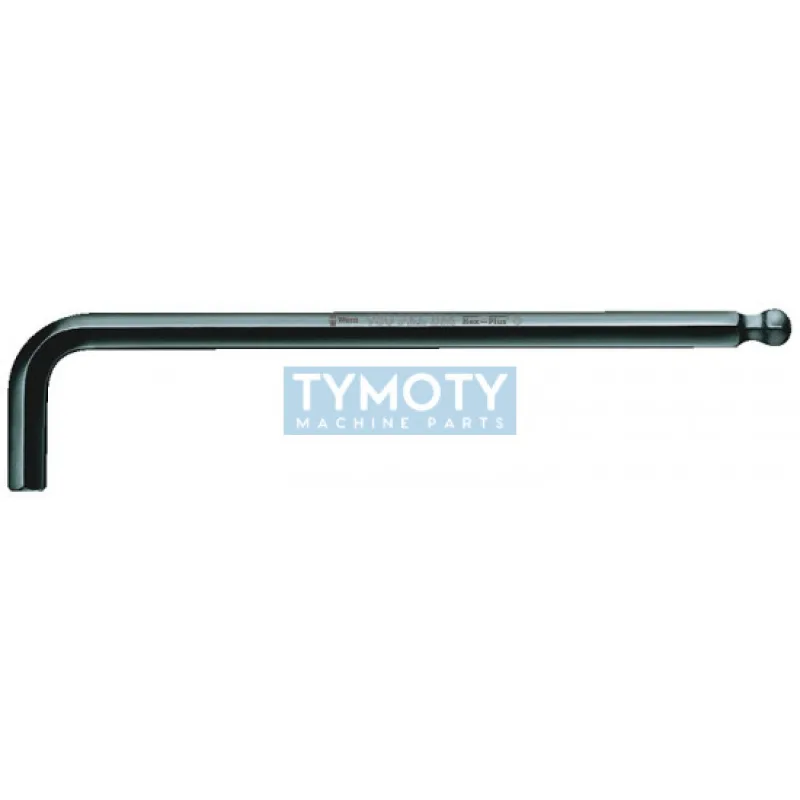 Kľúč imbus s guľôčkou 950 PKL BM black, WERA, 027108-8.0x200