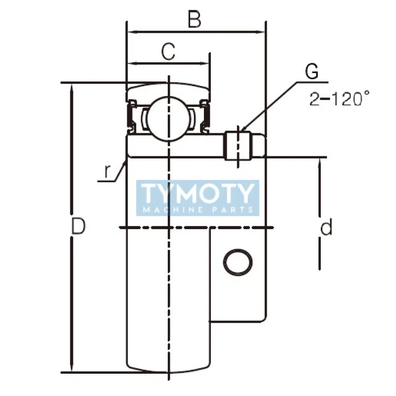 FK SB 204 upínacie ložisko