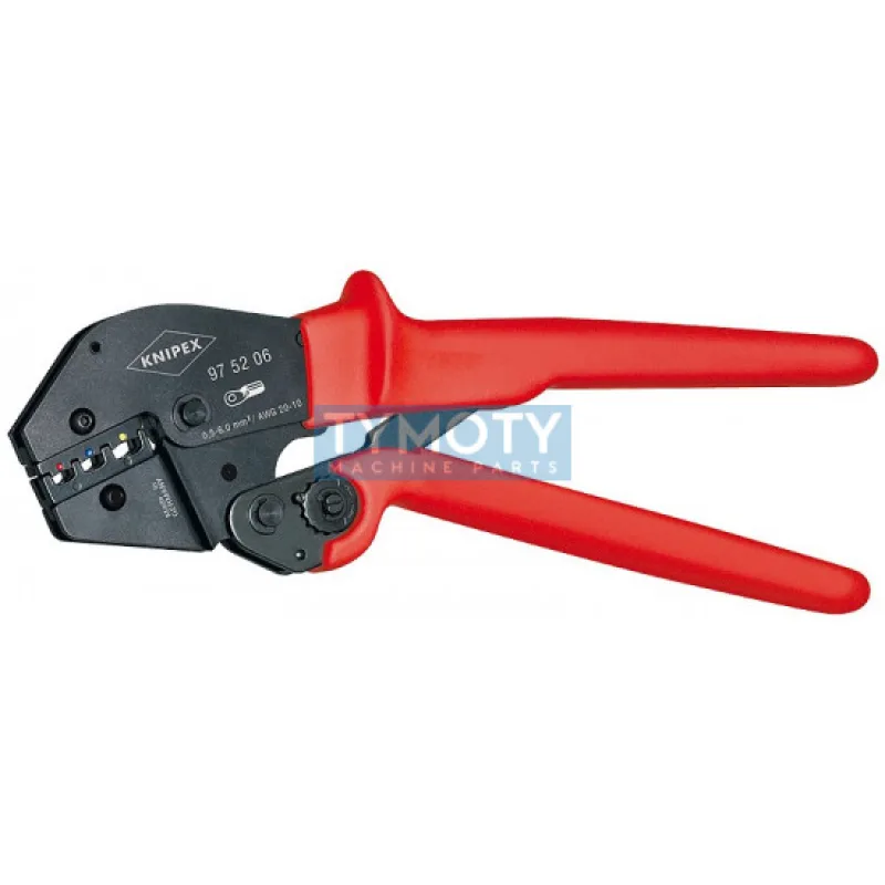 KNIPEX 97 52 06 Lisovacie kliešte tiež na obsluhu oboma rukami s povlakmi z umelej hmoty
