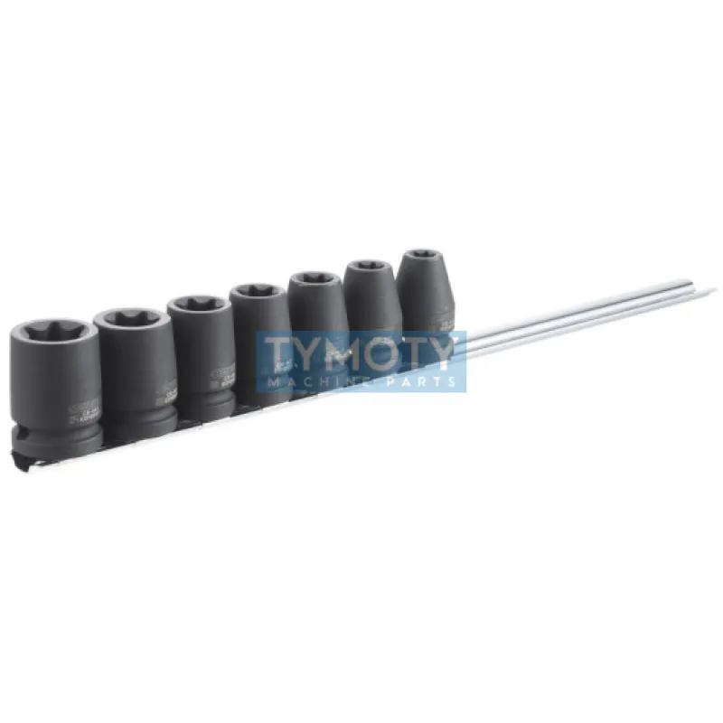 1/2" Sada priemyselných TORX hlavíc, 7dielna, TONA EXPERT, E041605