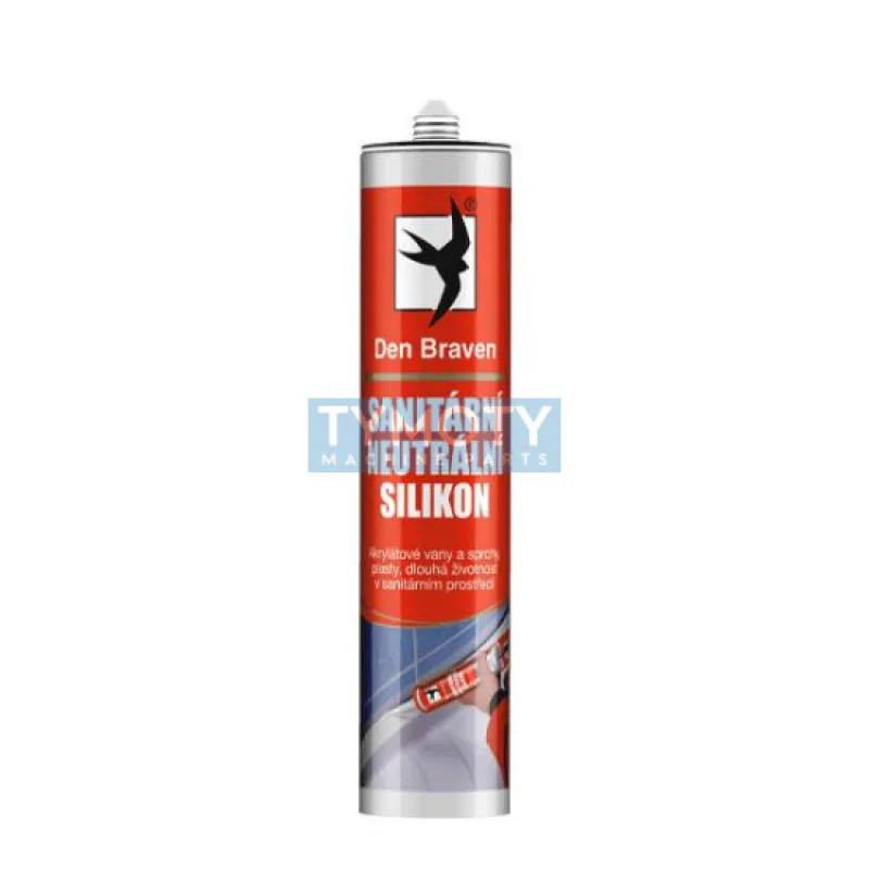 Den Braven Sanitárny neutrálny silikón OXIM - 280 ml bahama, kartuša _306026RL