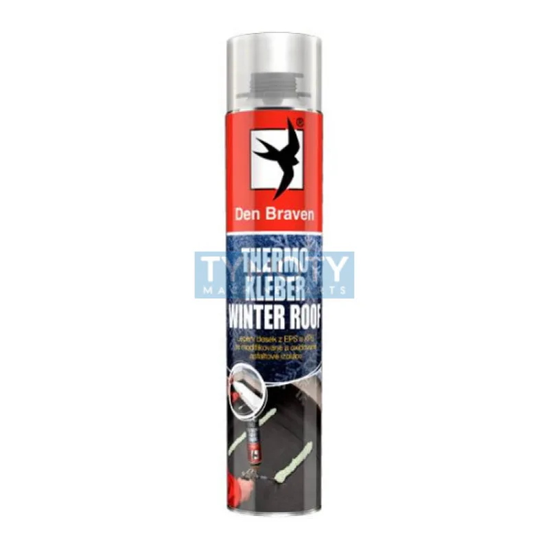 Den Braven Thermo Kleber Winte Roof - 750 ml zelená, pištoľová _40350RF