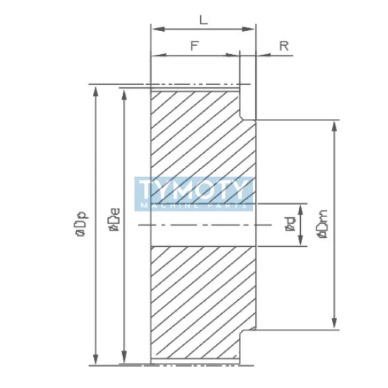 Remenica 48-0 47 T10 optibelt ZRS s predvŕtanou dierou