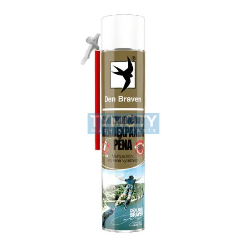 Den Braven Maxi nízkoexpanzná pena, do -15C - 825 ml žltá, trubičková _40142GD