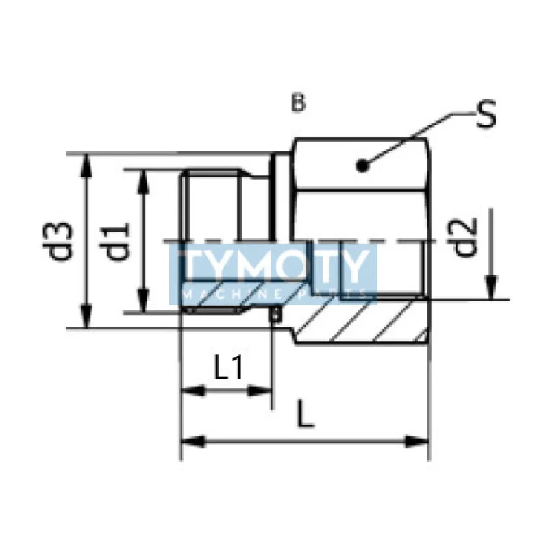 Redukcia RIEM M22x1,5-M18x1,5 vz