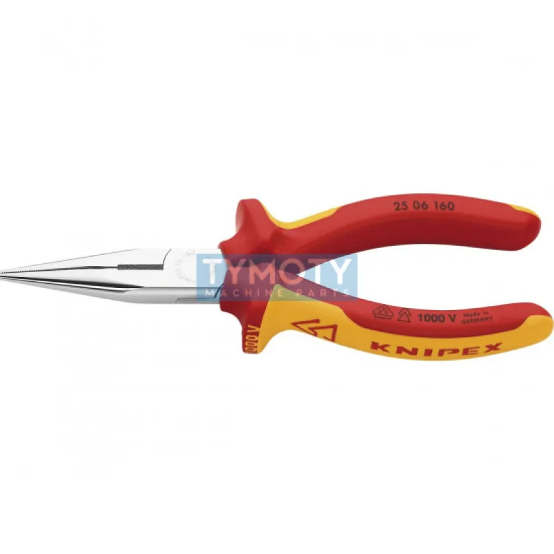 KNIPEX 25 06 160 Polguľaté kliešte s čepieľkami pre rádiotechniku, izolované viacsl. návleky, certif.VDE