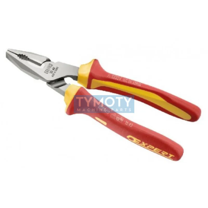 Izolované VDE kombinačné kliešte 180mm, EXPERT, E050413 - 180