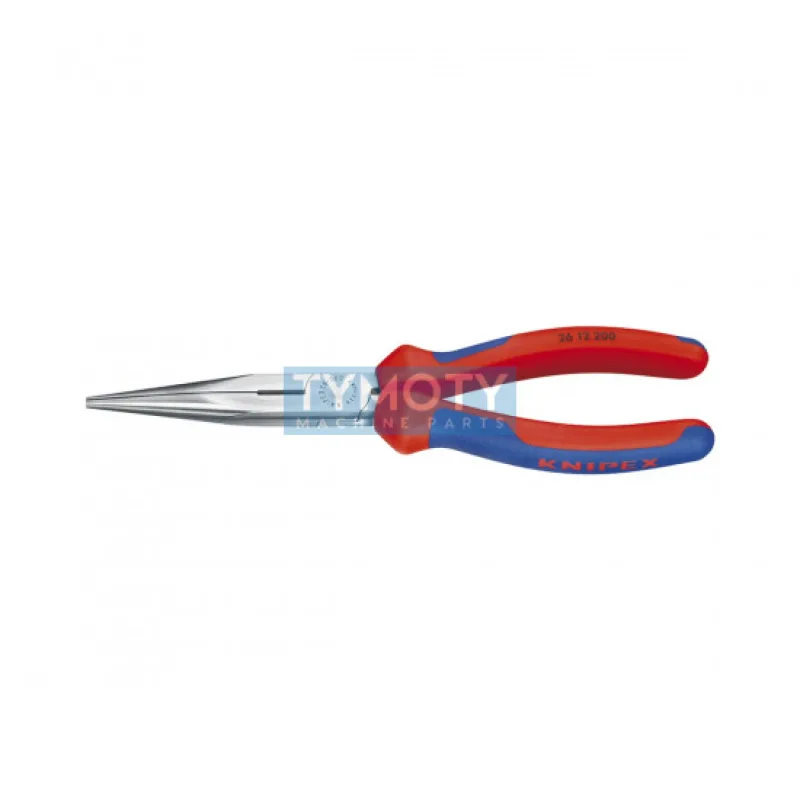 KNIPEX 26 12 200 Polguľaté úzke ploché kliešte s čepieľkami, viaczložkové návleky, fosfátované