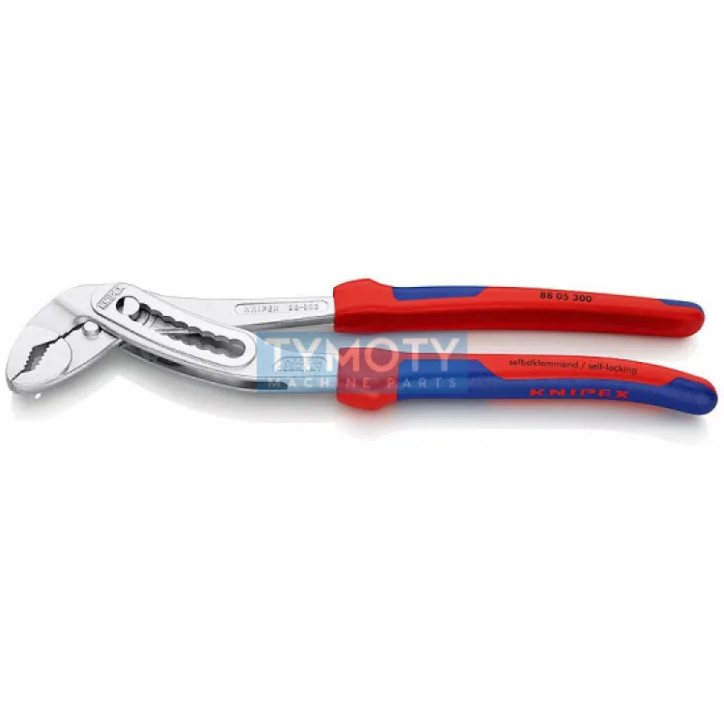 KNIPEX 88 05 300 Alligator® Inštalatérske kliešte, viaczložkové návleky, chrómované 300 mm