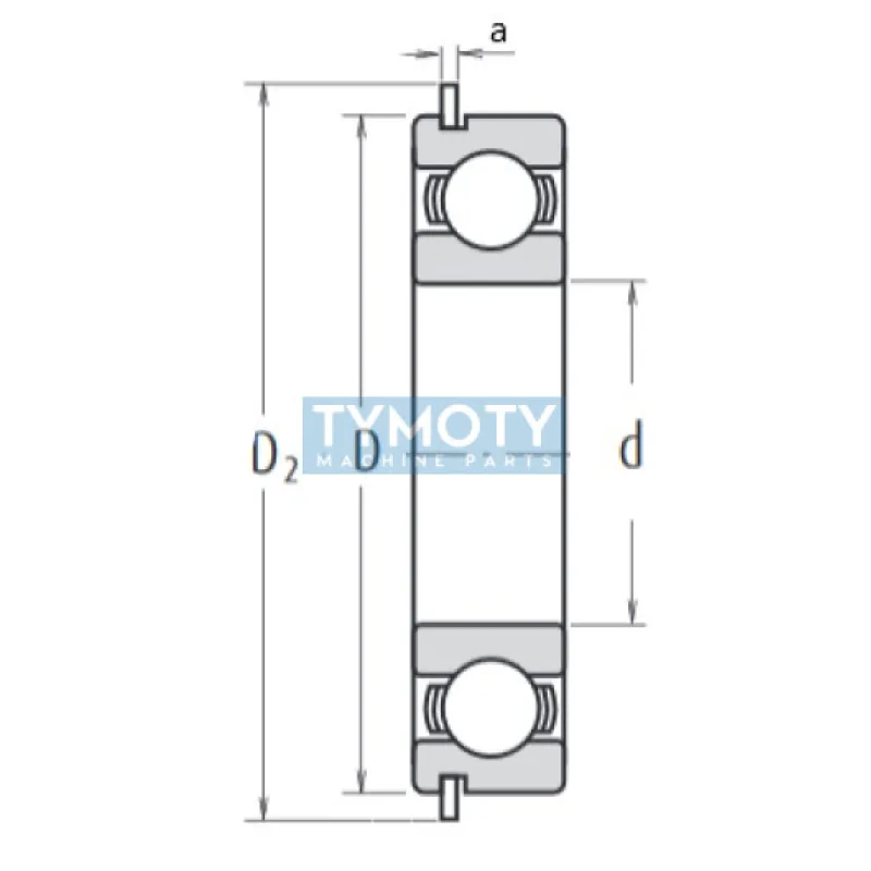 NTN 6312 NRC3 guľkové ložisko