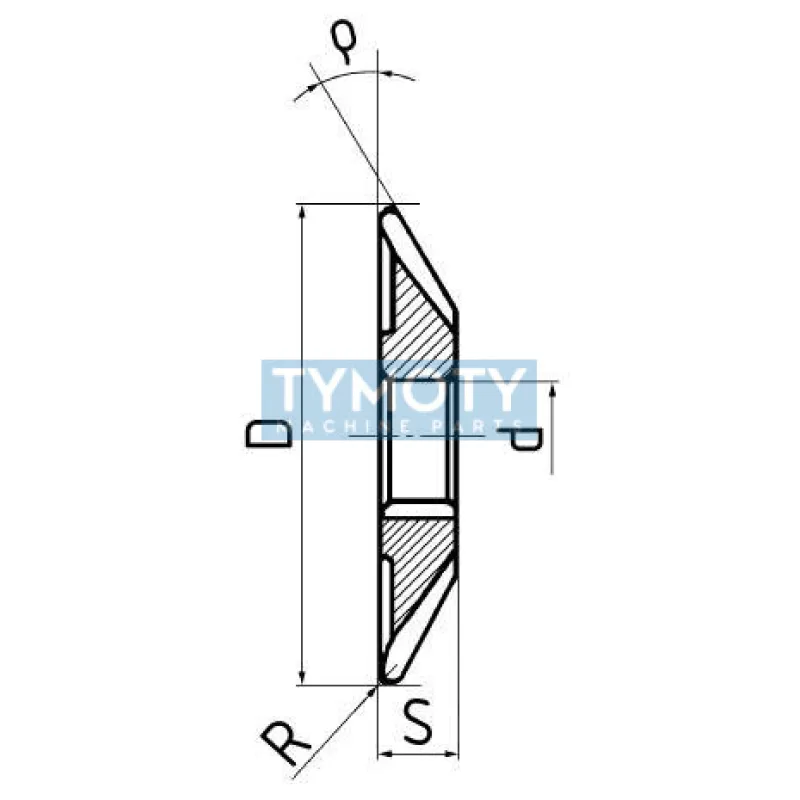 Fréza uhlová jednostranná, F852570, 25x80 mm