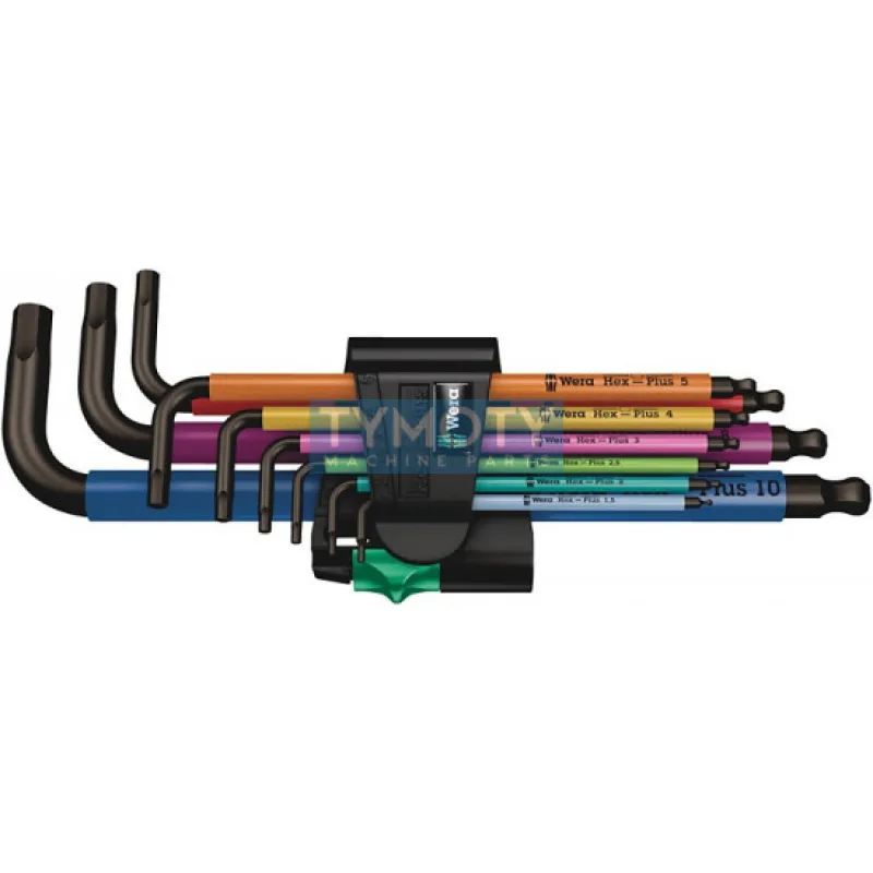 Súprava kľúčov imbus 950 SPLK/9 SM Multicolour (9 ks), WERA, 022089