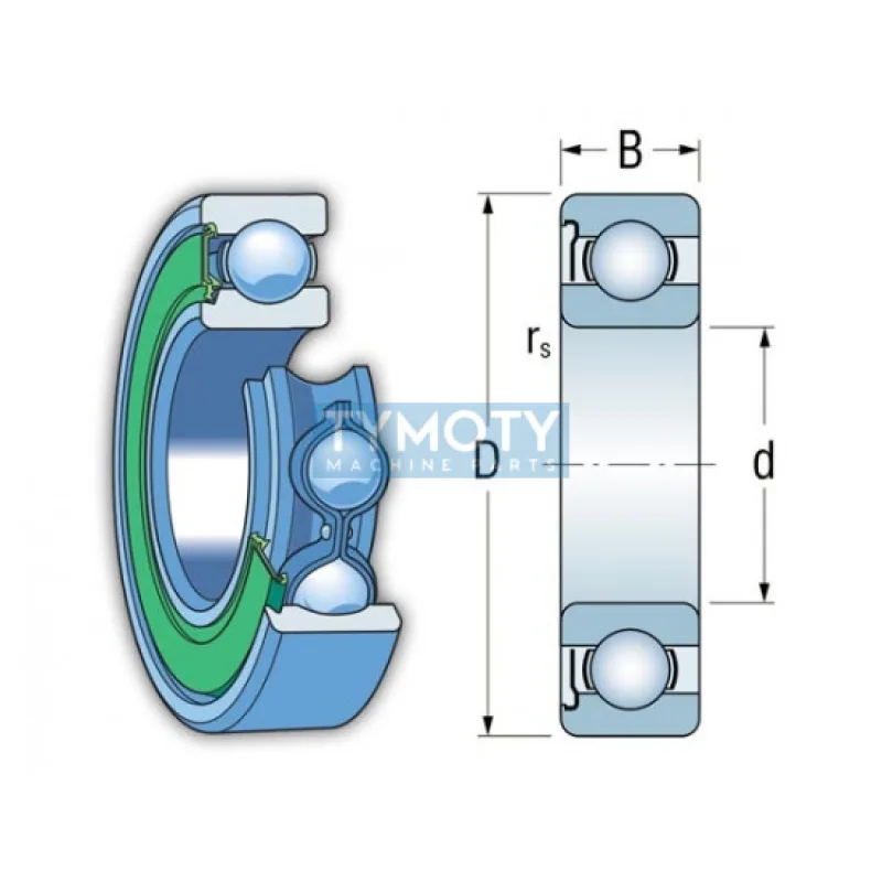 Nachi 6300 ZECM (Z) guľkové ložisko