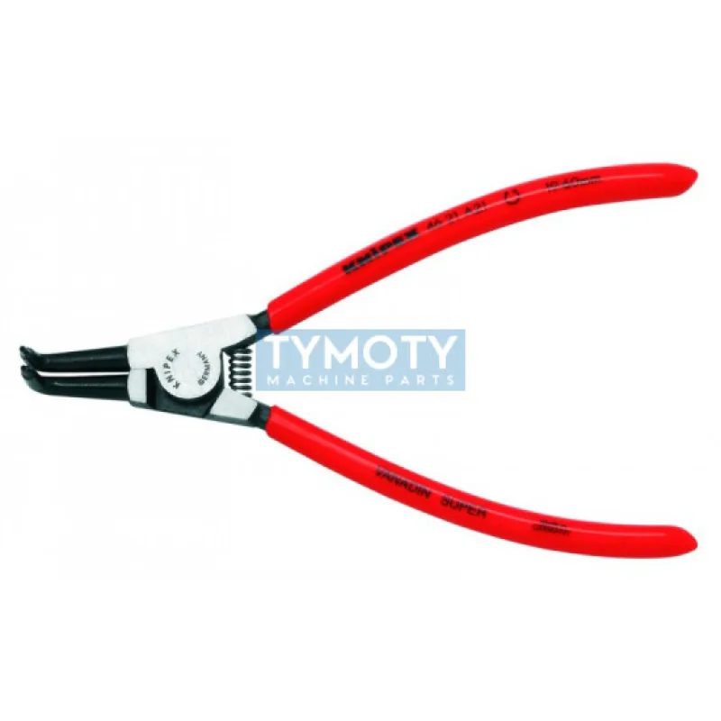 KNIPEX 46 21 A31 Kliešte pre vonkajšie poj. krúžky 40-100 mm, zahnuté 90 ° pot. plastom, fosfátované