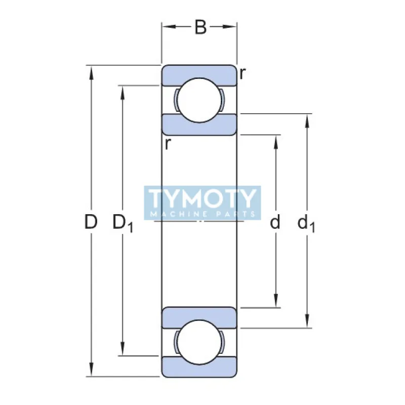SKF W 618/5 nerezové guľkové ložisko